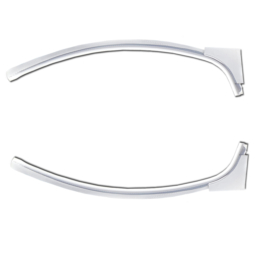 1972 Buick Skylark/GS/Regal/GN DOOR JAMB MOLDED WINDLACE (WHITE) - PR | IN2554Z
