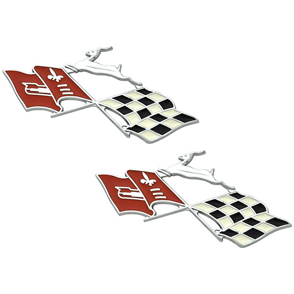 1961 Chevrolet Impala/Caprice/Bel Air IMPALA REAR QUARTER FLAGS - PR | EM5550P
