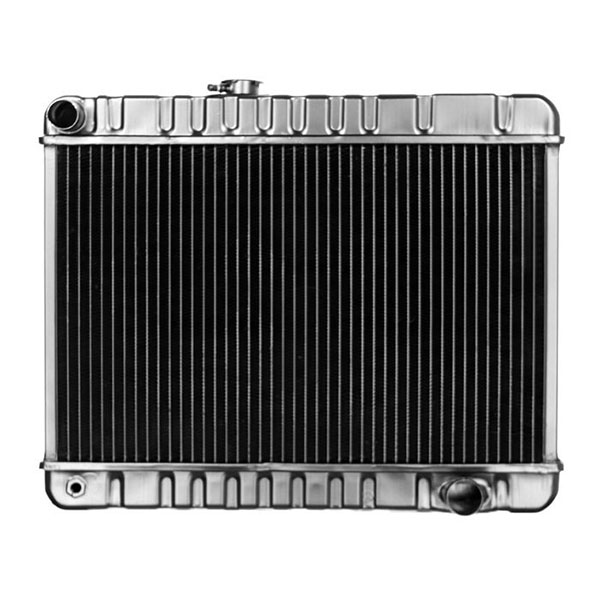 1967 Pontiac GTO/LeMans/Tempest 4 CORE RADIATOR (MANUAL WITHOUT A/C & FILLER NECK ON LH) 15 INCH TALL CORE 27310 SND | CS5123G