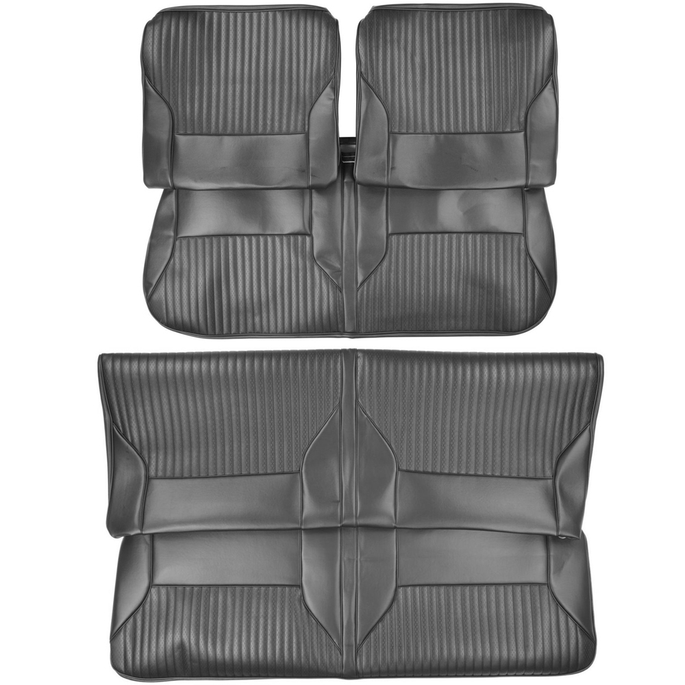 1968 Oldsmobile Cutlass/442/F85 FRONT BENCH & REAR BENCH SEAT COVER SET (HOLIDAY PUI) COUPE | IN5329T