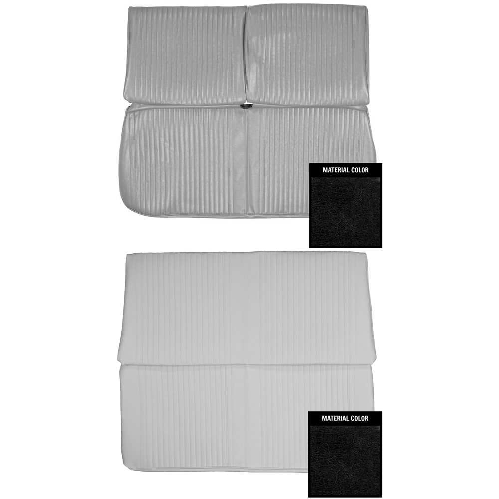 1964 Chevrolet Chevelle/Malibu STANDARD FRONT BENCH & REAR BENCH SEAT COVER COMPLETE SET (2 DOOR COUPE) - SET | IN5699V