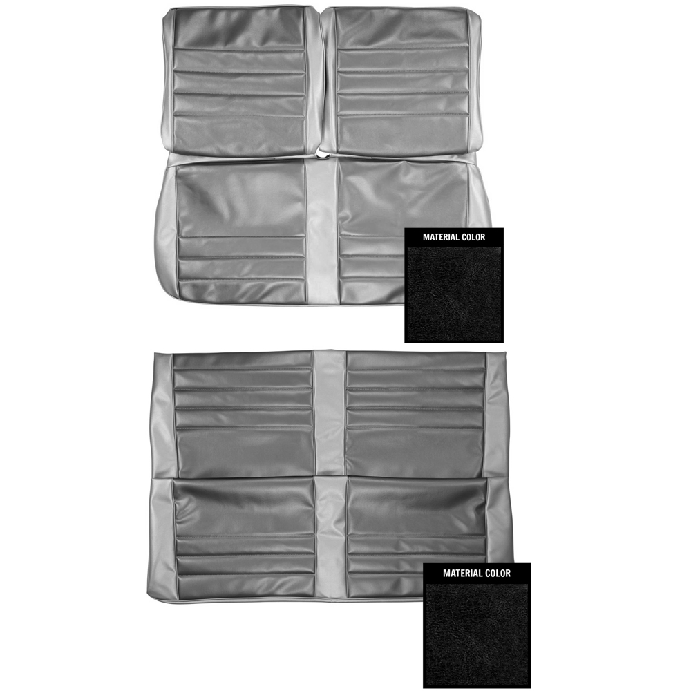 1965 Chevrolet Chevelle/Malibu STANDARD FRONT BENCH & REAR BENCH SEAT COVER COMPLETE SET (2 DOOR COUPE) - SET | IN5704V