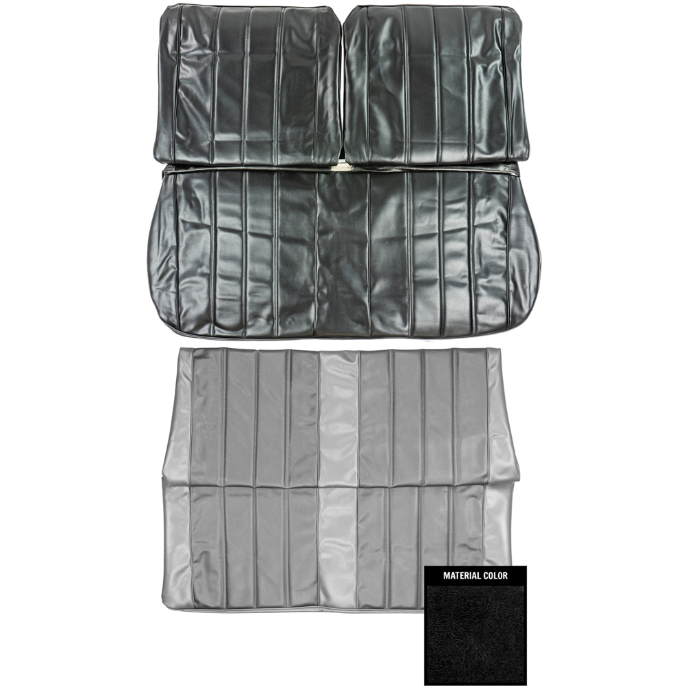 1966 Chevrolet Chevelle/Malibu STANDARD FRONT BENCH & REAR BENCH SEAT COVER COMPLETE SET (CONVERTIBLE) - SET | IN5707V