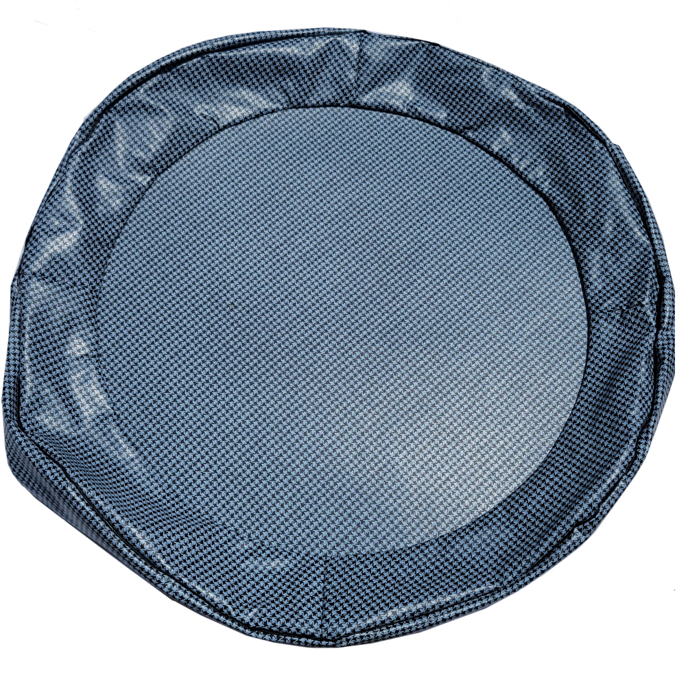 1968 Buick Skylark/GS/Regal/GN SPARE TIRE COVER (GRAY HOUNDSTOOTH) - 15