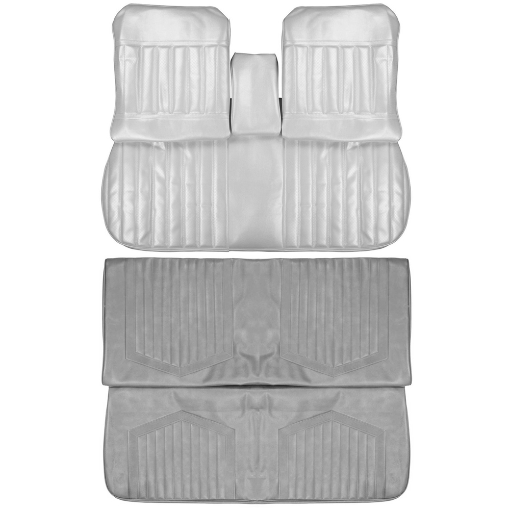 1972 Buick Skylark/GS/Regal/GN PUI SEAT COVERS - CUSTOM FRONT BENCH WITH ARMREST & REAR BENCH COMPLETE SET (COUPE) | IN5037S