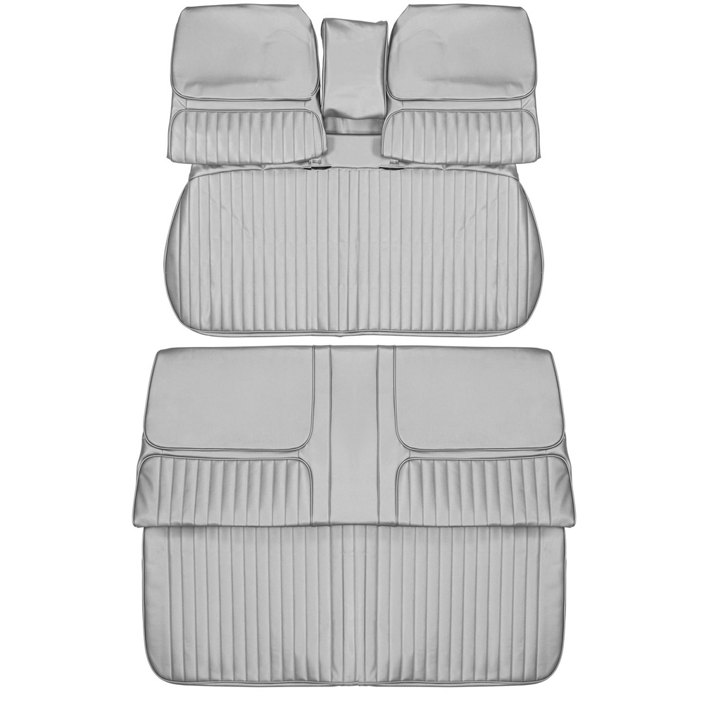 1968 Buick Skylark/GS/Regal/GN PUI CUSTOM SEAT COVERS - FRONT BENCH WITH ARMREST & REAR BENCH COMPLETE SET (COUPE) | IN5054S