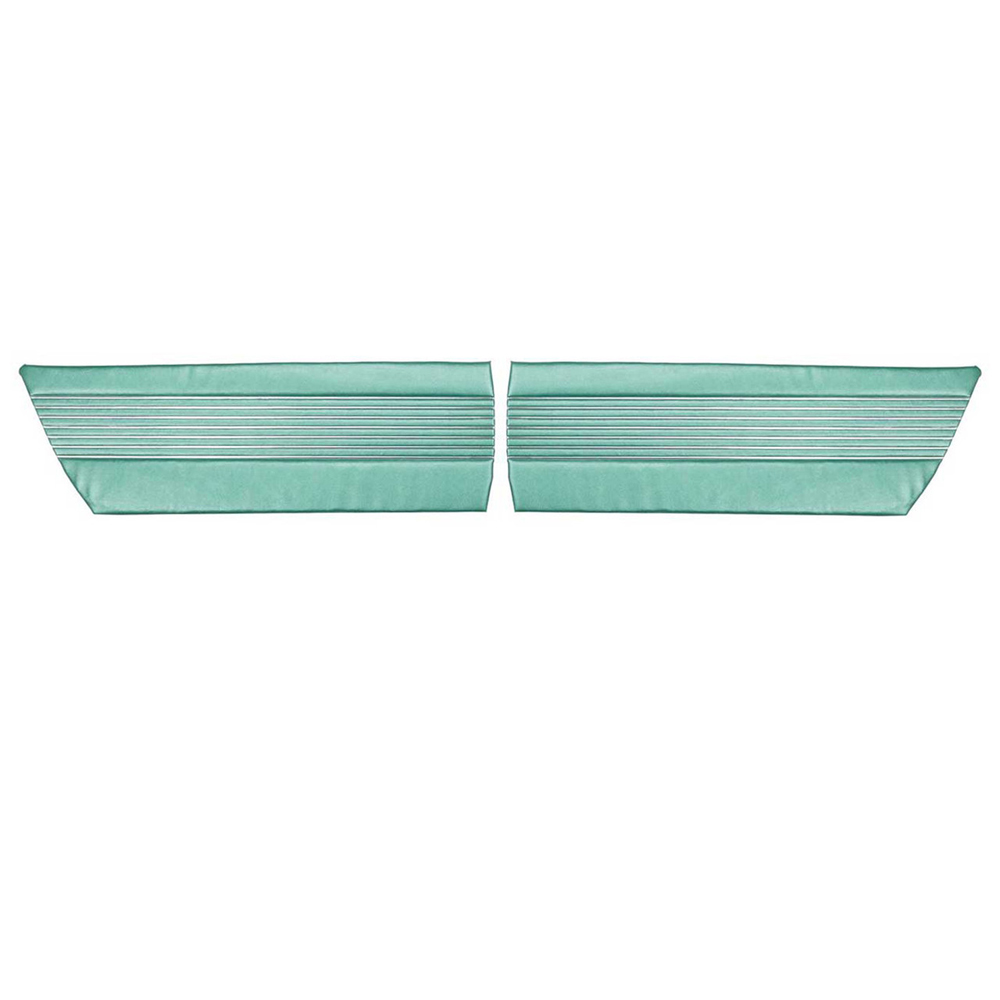 1966 Buick Skylark/GS/Regal/GN REAR QUARTER TRIM PANELS COUPE (PUI UNASSEMBLED) 2 TONE BLUE - PR | IN5206S