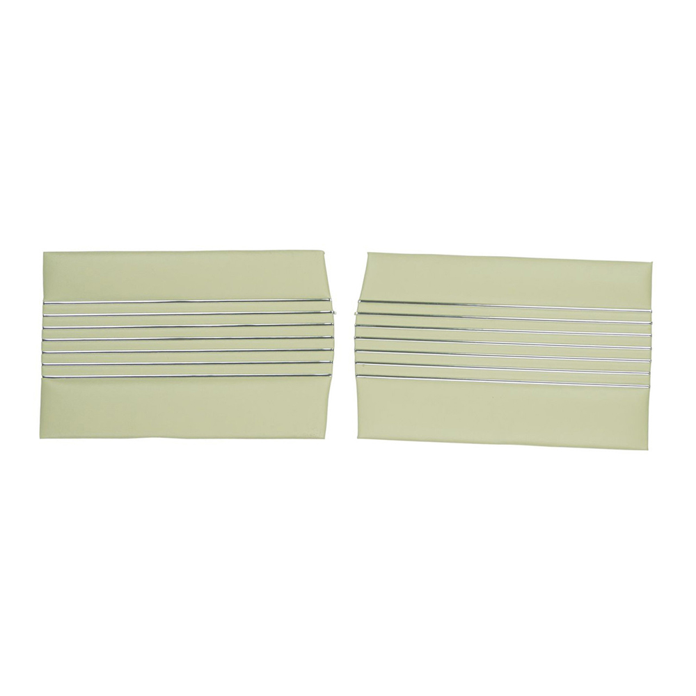 1966 Buick Skylark/GS/Regal/GN REAR QUARTER TRIM PANELS CONVERTIBLE (PUI UNASSEMBLED) OFF WHITE - PR | IN5209S