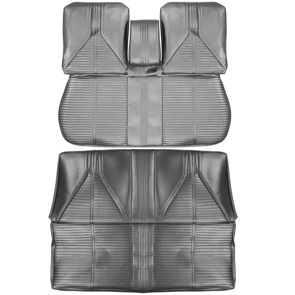 1967 Buick Skylark/GS/Regal/GN PUI SEAT COVERS - FRONT BENCH WITH ARMREST & REAR BENCH COMPLETE SET (CONVERTIBLE) | IN5215S