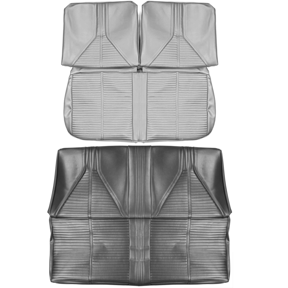 1967 Buick Skylark/GS/Regal/GN PUI SEAT COVERS - FRONT BENCH WITHOUT ARMREST & REAR BENCH COMPLETE SET (COUPE) | IN5216S