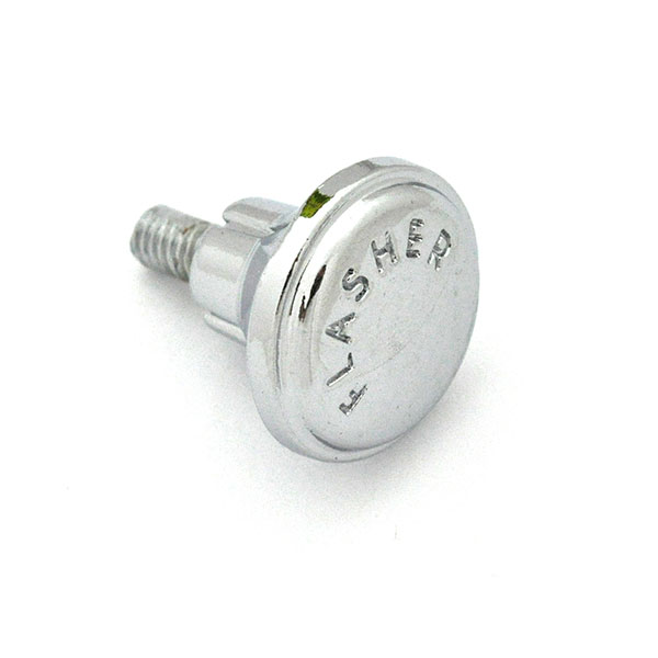 1968 Pontiac GTO/LeMans/Tempest HAZARD SWITCH KNOB CHROME 1/2