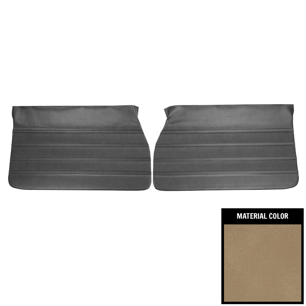 1970 Buick Skylark/GS/Regal/GN FRONT DOOR PANELS SKYLARK & GS (PUI UNASSEMBLED) SANDALWOOD - PR | IN5241S