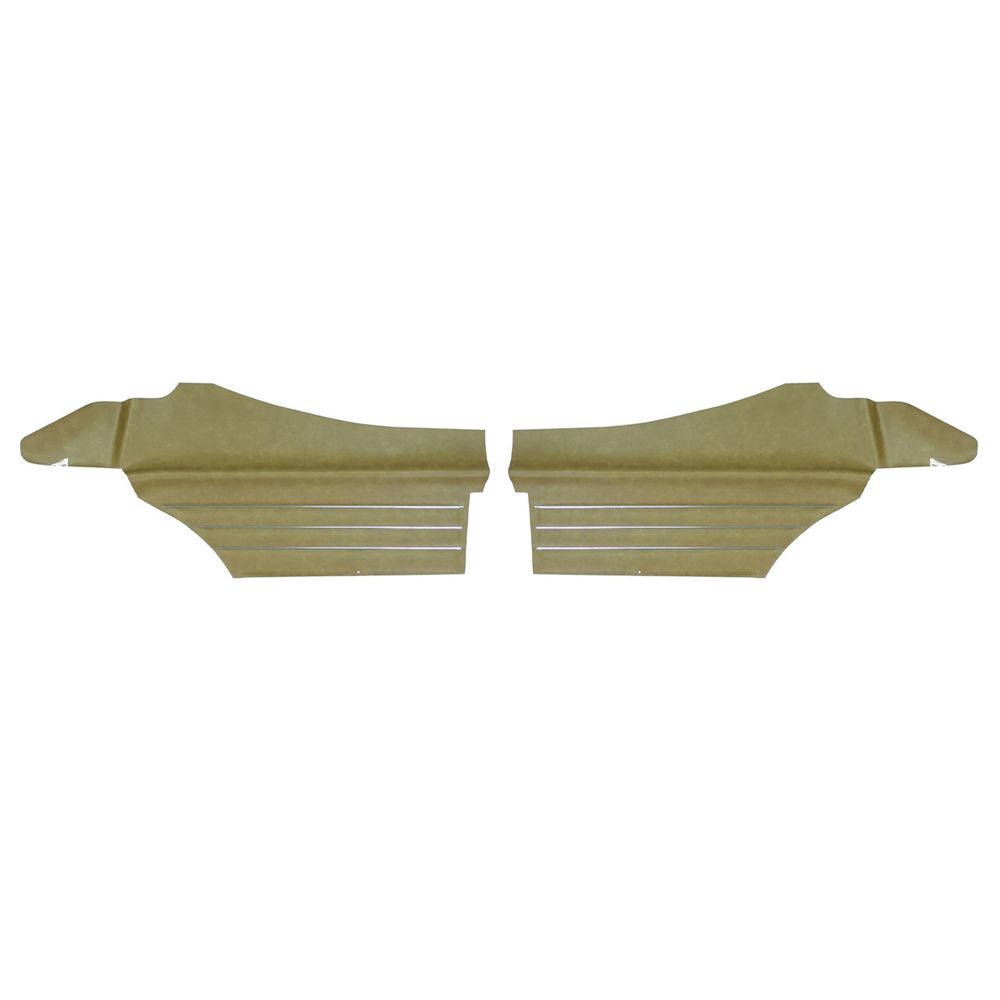 1968 Buick Skylark/GS/Regal/GN REAR QUARTER TRIM PANELS COUPE (PUI UNASSEMBLED) BUCKSKIN - PR | IN5249S