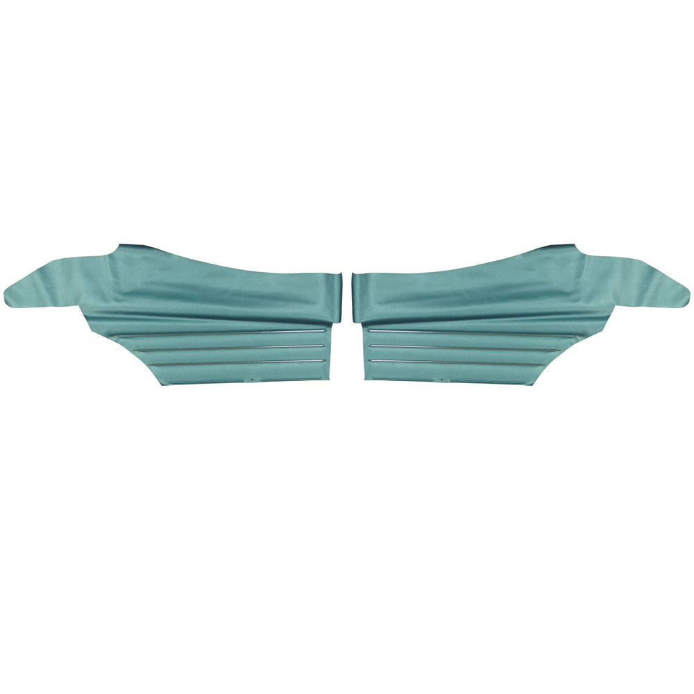 1968 Buick Skylark/GS/Regal/GN REAR QUARTER TRIM PANELS COUPE (PUI UNASSEMBLED) LIGHT BLUE - PR | IN5252S