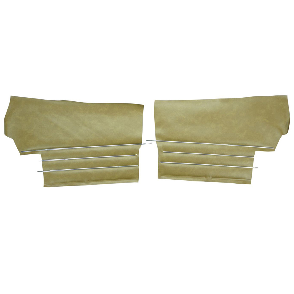 1968 Buick Skylark/GS/Regal/GN REAR QUARTER TRIM PANELS CONVERTIBLE (PUI UNASSEMBLED) BUCKSKIN - PR | IN5269S