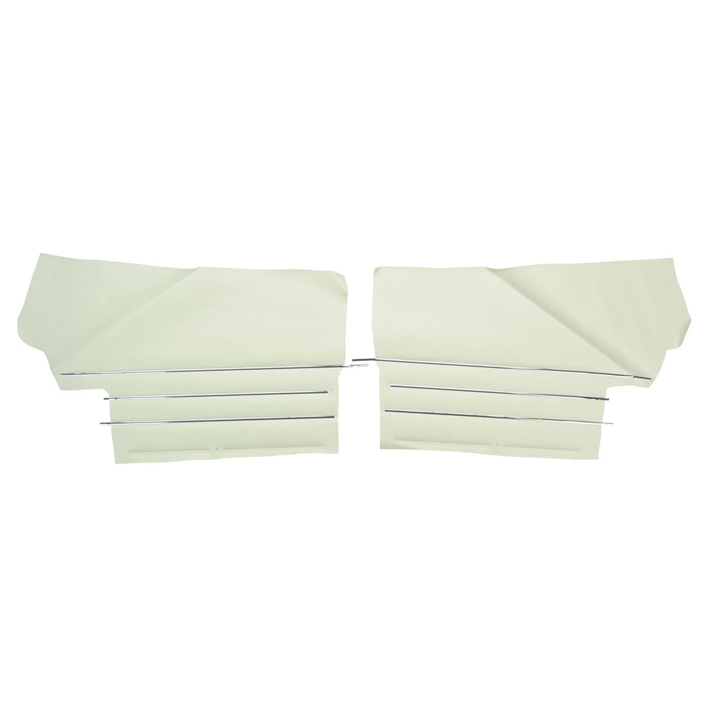 1968 Buick Skylark/GS/Regal/GN REAR QUARTER TRIM PANELS CONVERTIBLE (PUI UNASSEMBLED) WHITE - PR | IN5271S