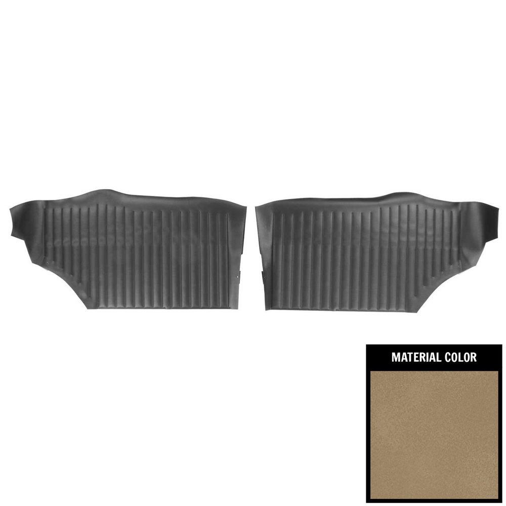 1970 Buick Skylark/GS/Regal/GN REAR QUARTER TRIM PANELS SKYLARK/GS COUPE (PUI UNASSEMBLED) SANDALWOOD - PR | IN5299S