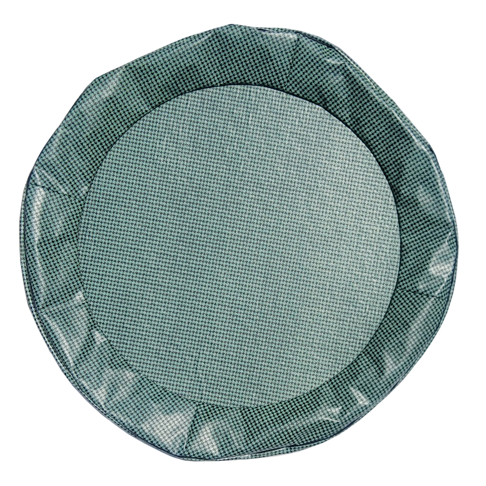 1964 Pontiac GTO/LeMans/Tempest SPARE TIRE COVER (AQUA HOUNDSTOOTH) 14