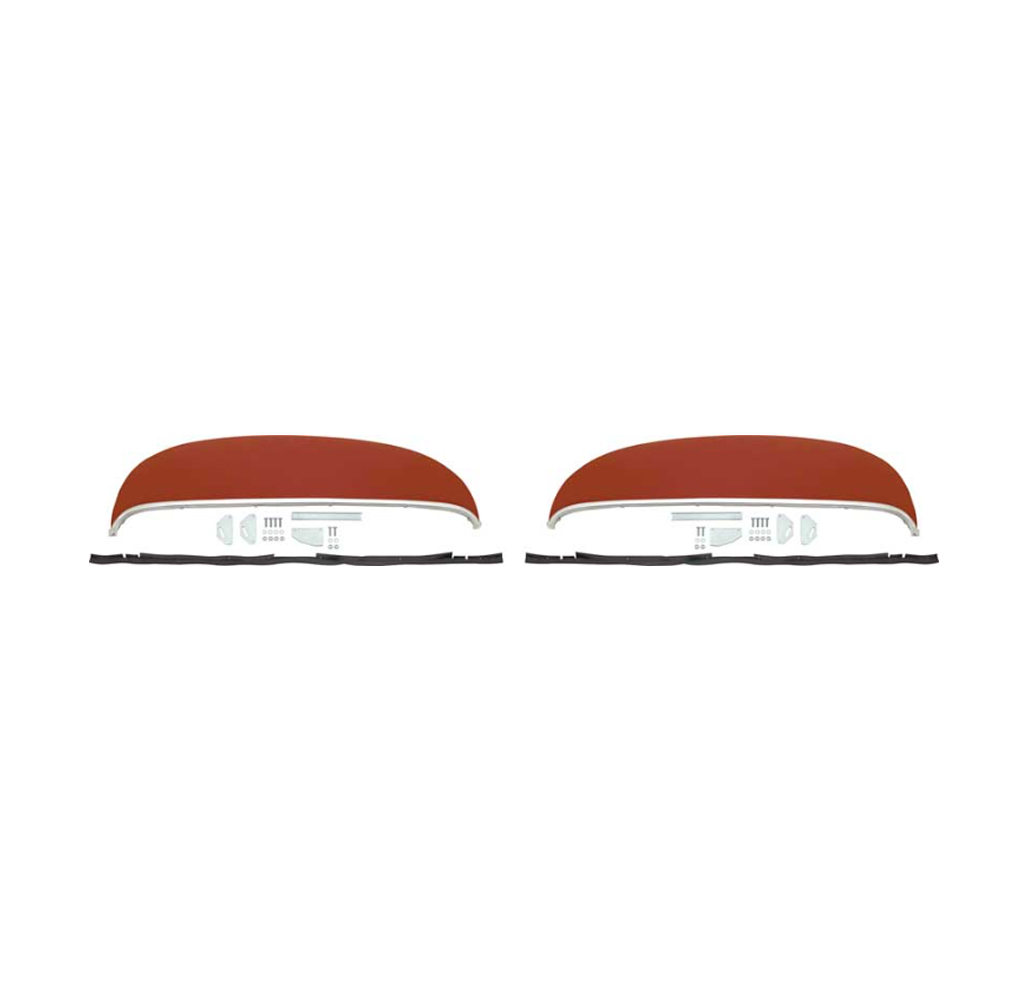 1968 Chevrolet Impala/Caprice/Bel Air REAR FENDER SKIRTS WITH MOLDINGS - PR | BP5784P