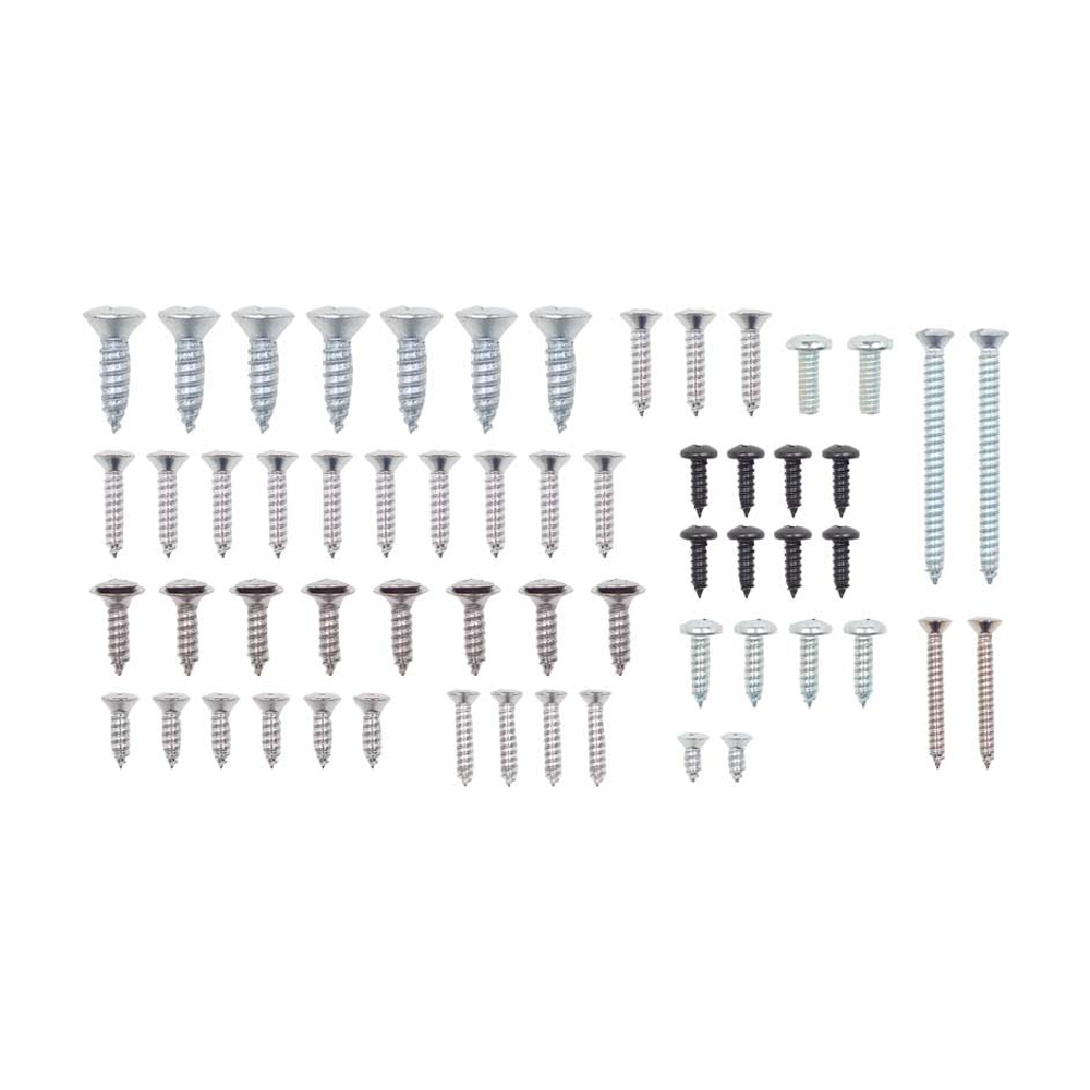 1962 Chevrolet Nova/Chevy II INTERIOR SCREW KIT FOR 2 DOOR HARDTOP (1360) | GM1360