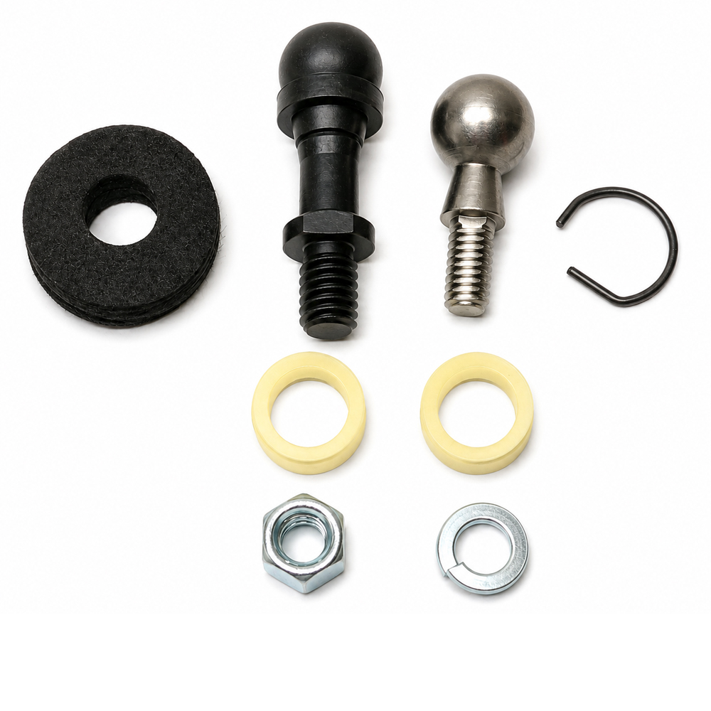 1987 Chevrolet Monte Carlo BELL CRANK HARDWARE KIT (INCLUDES ENGINE BALL, FRAME BALL, 2 NYLON WASHERS, 2 FELT WASHERS, RETAINER) | MT6789Z