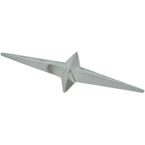 1961 Chevrolet Impala/Caprice/Bel Air FENDER SKIRT STAR ORNAMENT (CHROME) - EA | EM5879P
