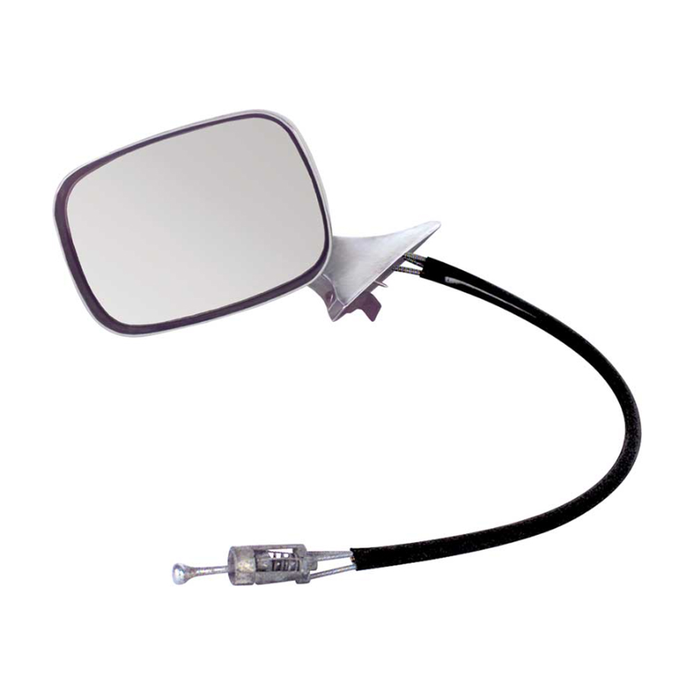 1968 Chevrolet Nova/Chevy II OUTSIDE REMOTE MIRROR (INCLUDES MIRROR, CABLE, MOUNTING BRACKET, GASKET, SCREWS AND KNOB) - LH | XP1237C