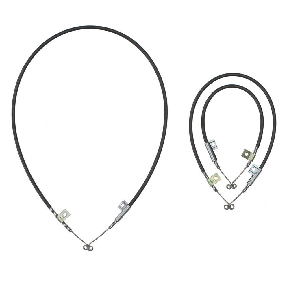 1967 Chevrolet Chevelle/Malibu HEATER CONTROL CABLE SET WITH A/C - 4 PIECE SET | IN3445V
