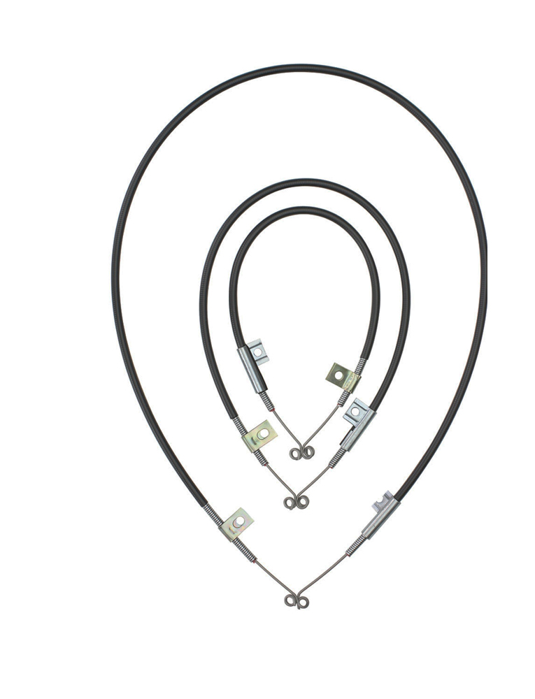 1967 Chevrolet Chevelle/Malibu HEATER CONTROL CABLE SET WITHOUT A/C - 3 PIECE SET | IN3446V