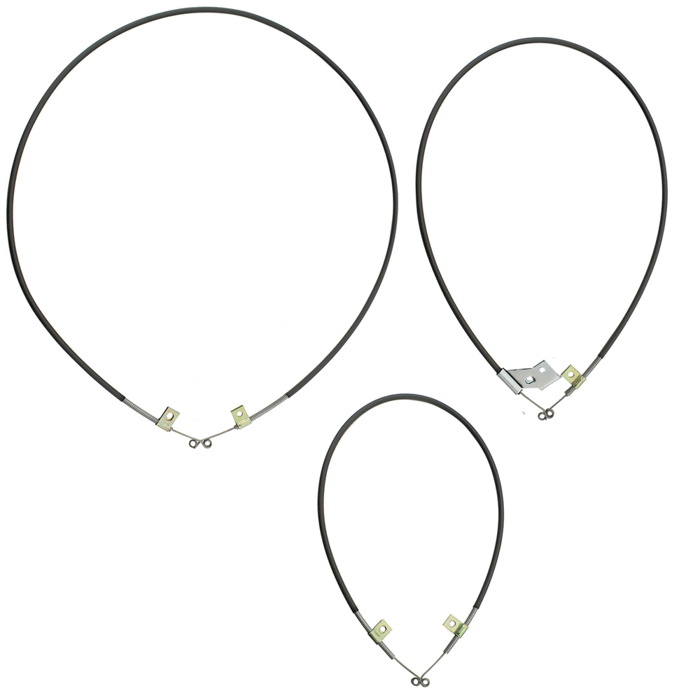 1972 Chevrolet Chevelle/Malibu HEATER CONTROL CABLE SET WITHOUT A/C - 3 PIECE SET | IN3447V