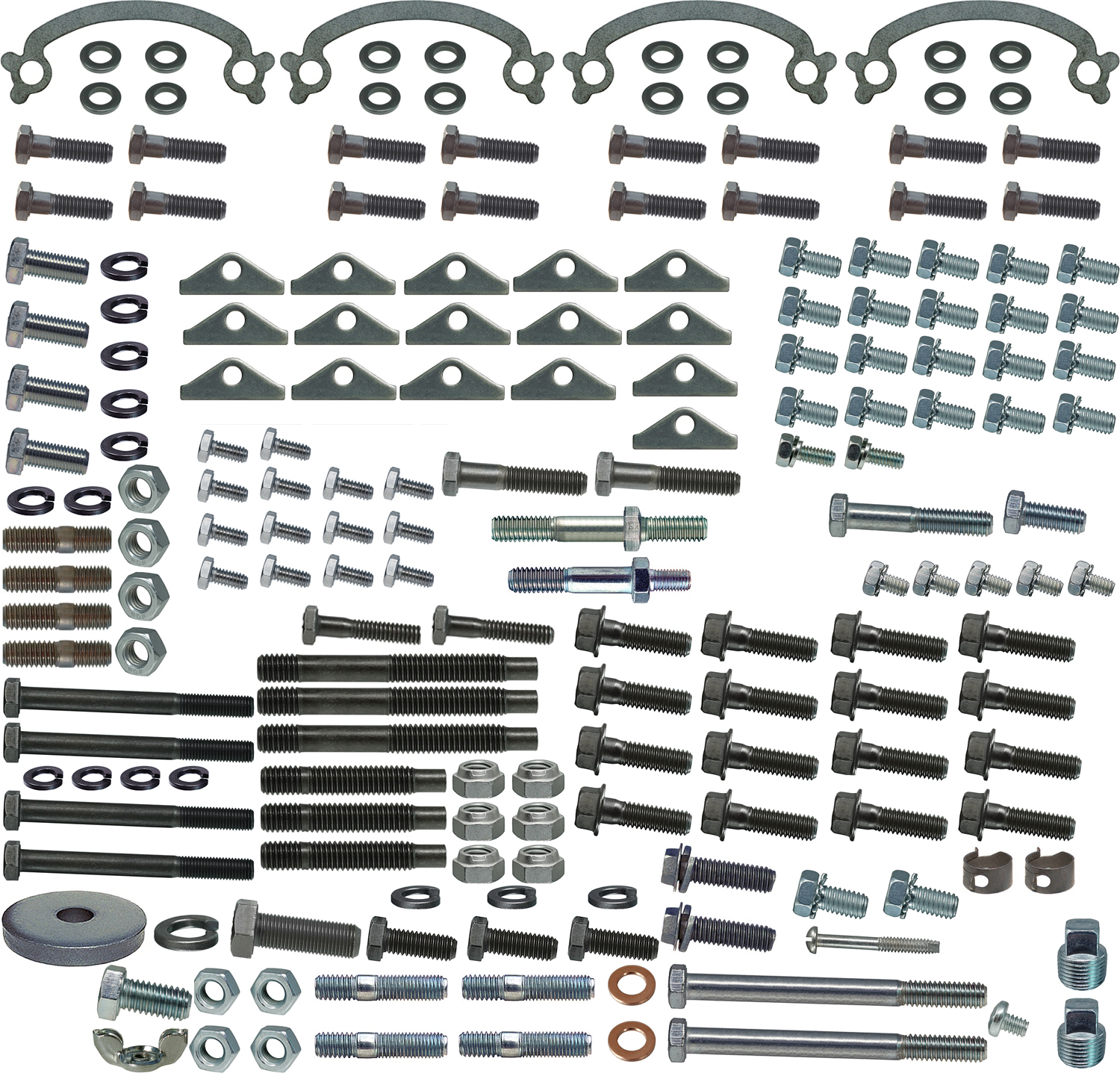 1967 Chevrolet Chevelle/Malibu MASTER ENGINE FASTENER KIT 396 IRON INTAKE (193 PIECES) | HB5918Z