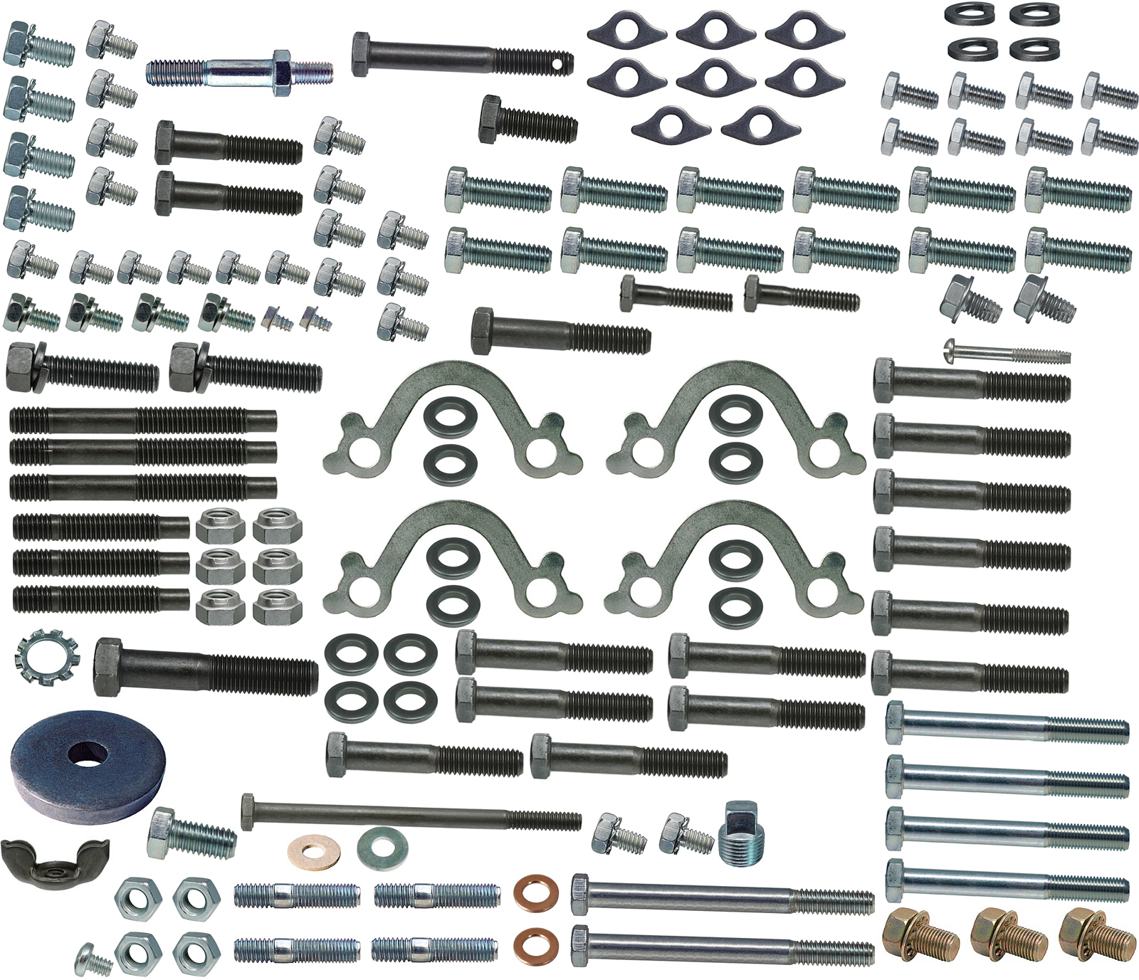 1965 Chevrolet Chevelle/Malibu MASTER ENGINE FASTENER KIT 283/327 WITHOUT A/C (151 PIECES) | HB5909V