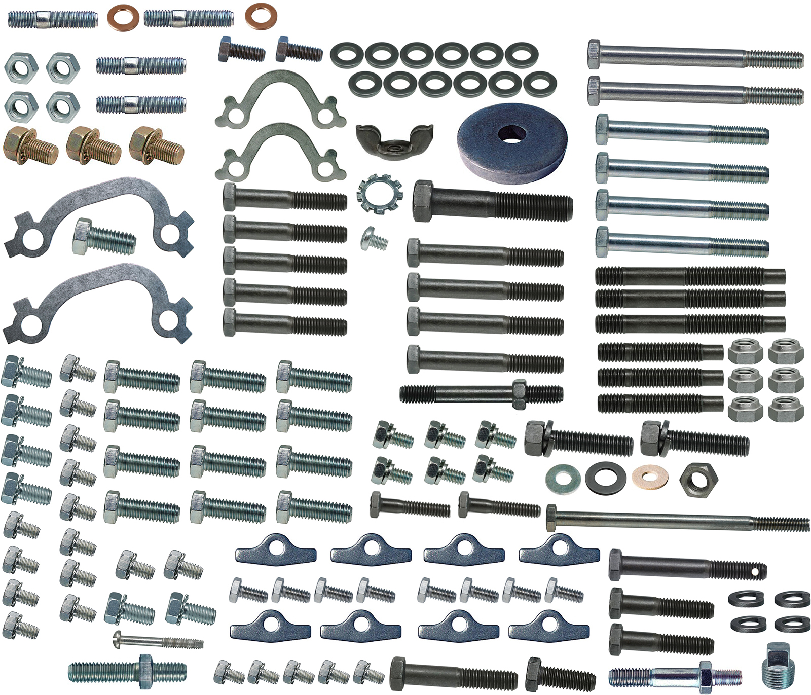 1967 Chevrolet Nova/Chevy II MASTER ENGINE FASTENER KIT 283/327 WITHOUT A/C (153 PIECES) | HB5414N