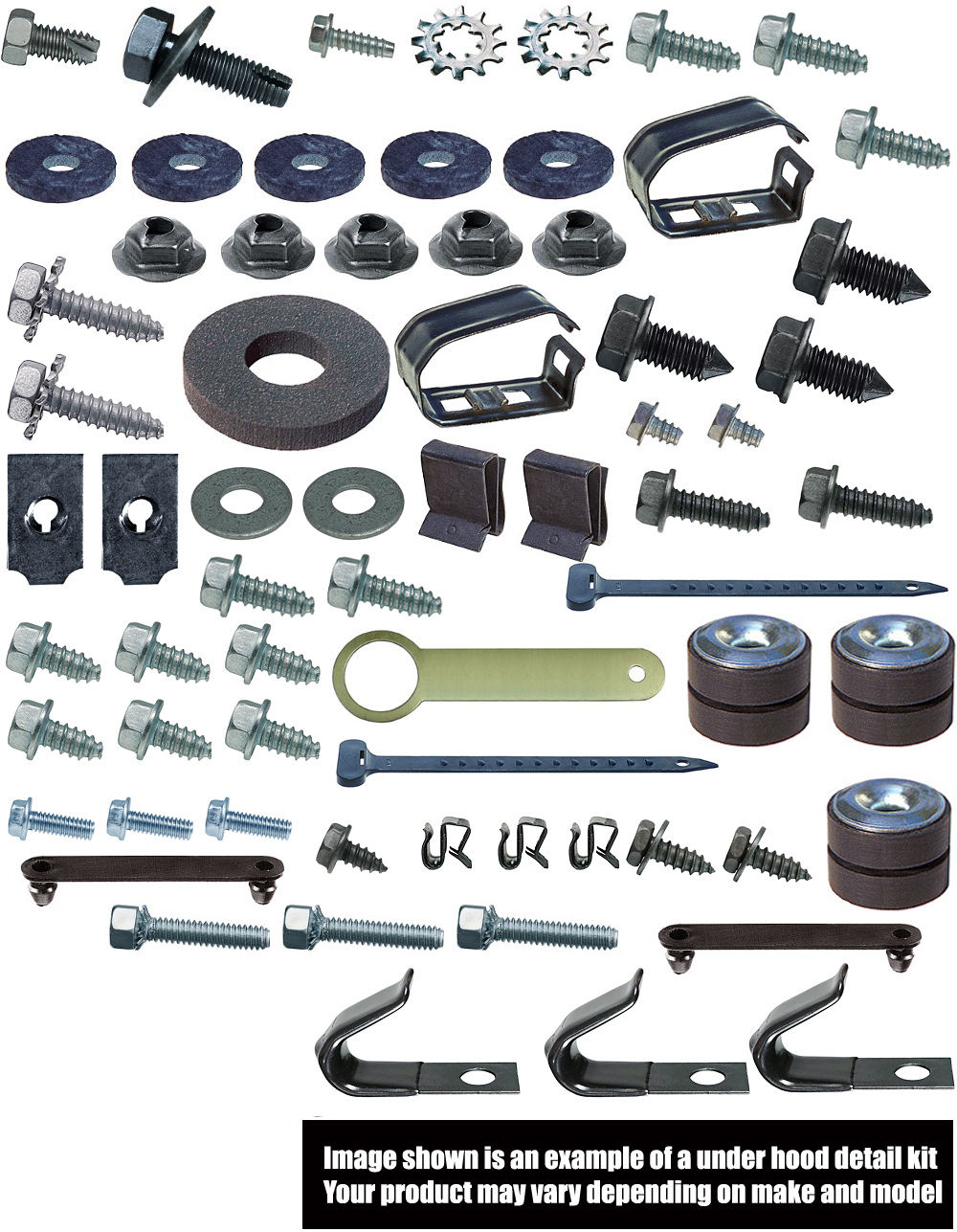 1971 Chevrolet Nova/Chevy II NON-MASTER UNDERHOOD DETAILING KIT (56 PIECES) | HB5463N