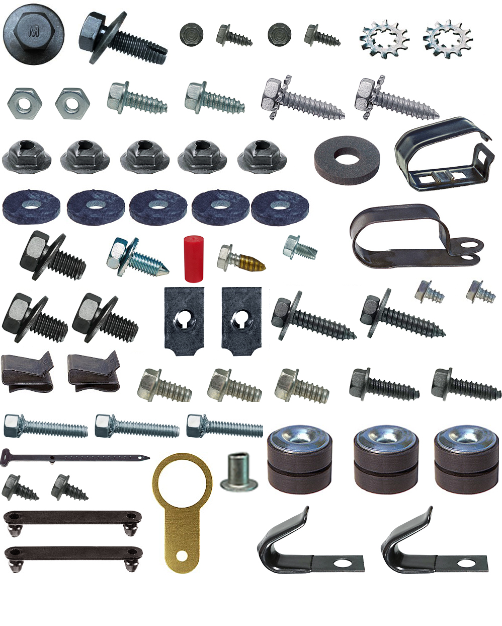 1972 Chevrolet Nova/Chevy II NON-MASTER UNDERHOOD DETAILING KIT (59 PIECES) | HB5464N