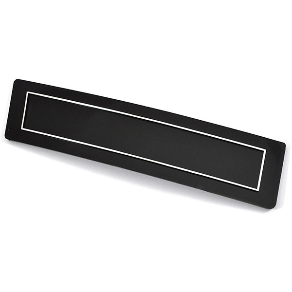 1969 Chevrolet Chevelle/Malibu RADIO DELETE PLATE WITH CHROME EDGING | RD6028V