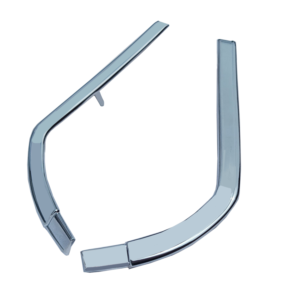 1972 Chevrolet Monte Carlo NEW VINYL TOP MOLDING END CAPS CHROME POT METAL -PR | XP2578M