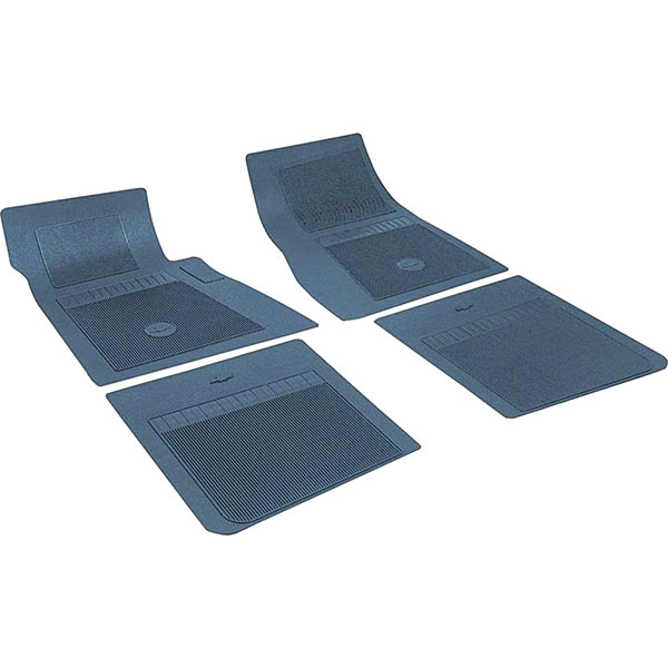 1966 Chevrolet Impala/Caprice/Bel Air DARK BLUE FLOOR MAT 4 PIECE SET