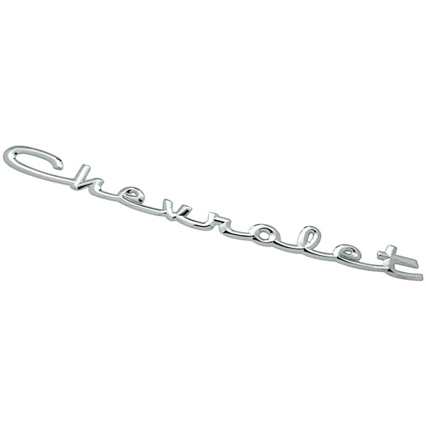 1959 Chevrolet Impala/Caprice/Bel Air IMPALA HOOD EMBLEM SCRIPT 