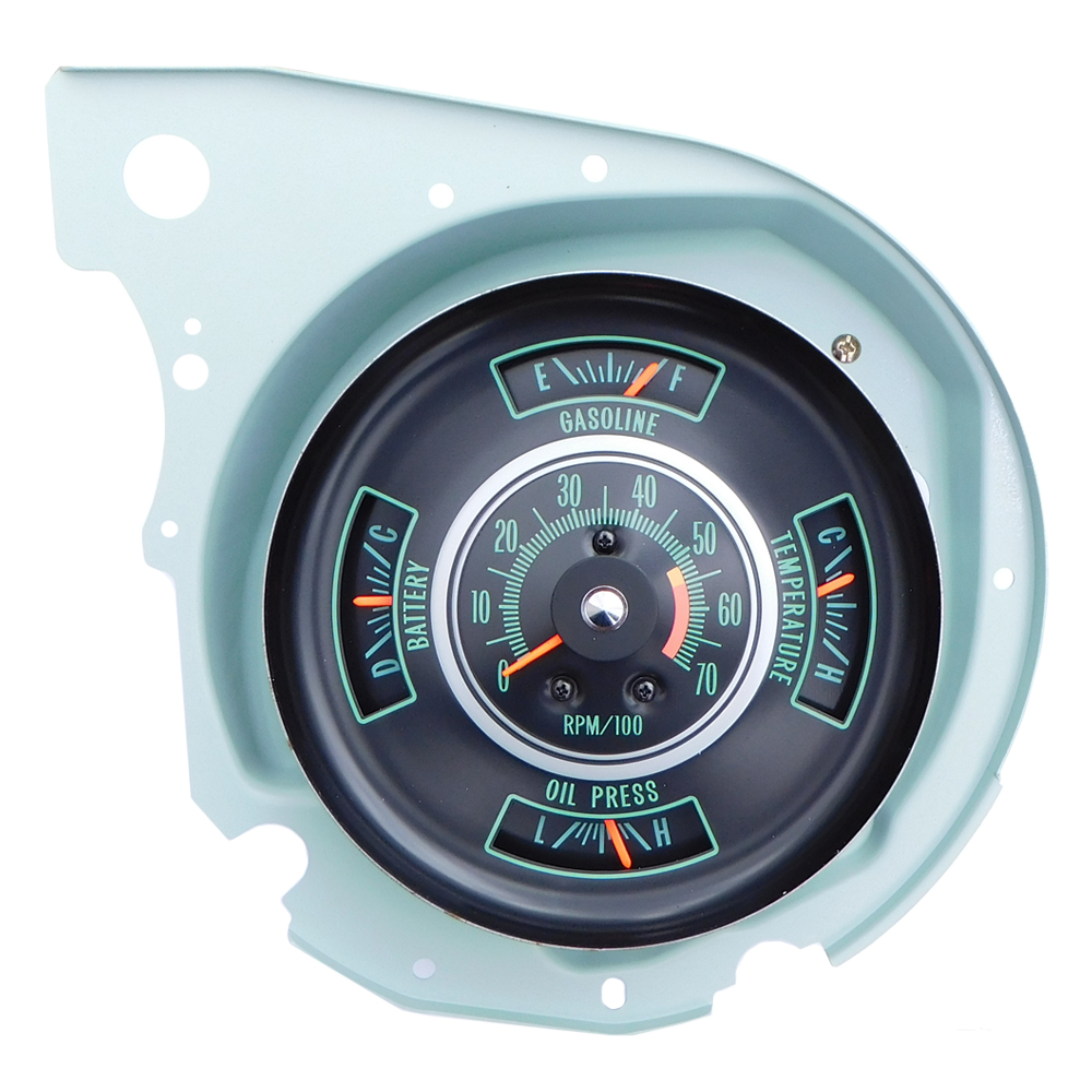 1969 Chevrolet Chevelle/Malibu 1969 CHEVELLE SS DASH GAUGE & TACH (FOR FACTORY GAUGE CARS.  CONVERSION HARNESS AVAILABLE SEPARATELY) - 5500 REDLINE OEM | IN6152V