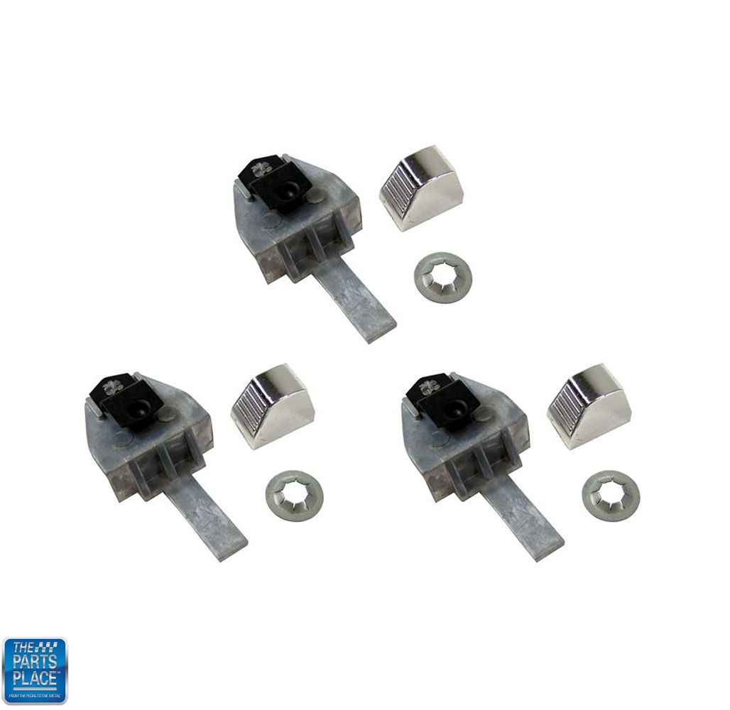 1969 Chevrolet Nova/Chevy II HEATER CONTROL LEVER REPAIR KIT - REPAIRS 3 LEVERS | IN5623C