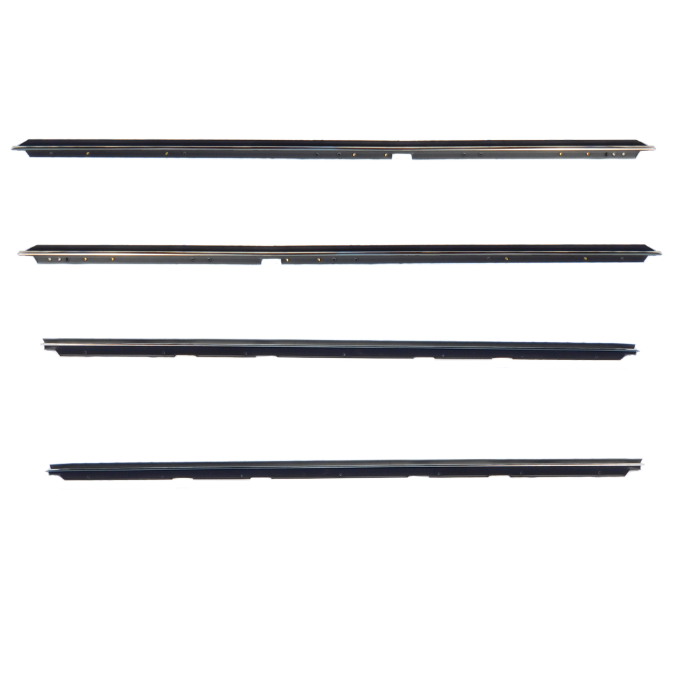 1987 Chevrolet Monte Carlo WINDOWFELT KIT INNERS & OUTERS WITHOUT REVEAL MOLDING ON CAR (OEM) WITH ROUND BEAD - 4 PIECES WITHOUT REVEAL. | WS2453M
