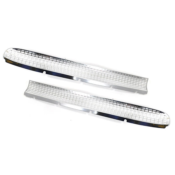 1959 Chevrolet Impala/Caprice/Bel Air HOOD GRILLE SCREENS (ALUMINUM) - PR | GH6305P