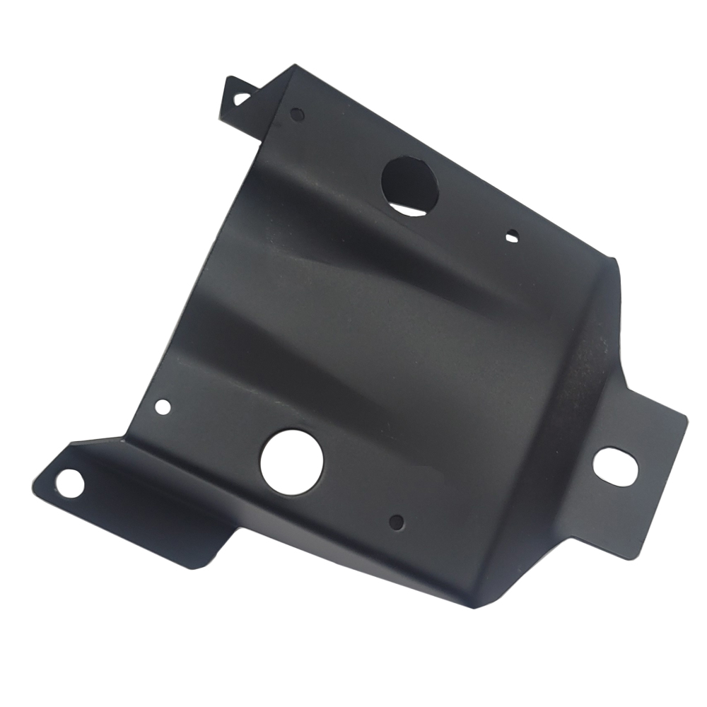 1969 Pontiac GTO/LeMans/Tempest 8-TRACK CONSOLE MOUNTING BRACKET - THIS BRACKET MOUNTS UNDER THE CONSOLE SHELL. IT SUPPORTS THE 8-TRACK TO THE FLOOR PAN. WITHOUT THIS BRACKET, THE WEIGHT OF THE 8-TRACK PLAYER WOULD BREAK THE PLASTIC CONSOLE SHELL HOUSING. | RD6783G