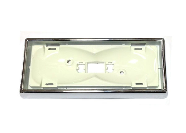 1967 Buick Skylark/GS/Regal/GN DOME LAMP LENS BEZEL (RECTANGULAR) CHROME PLASTIC | IN3566Z