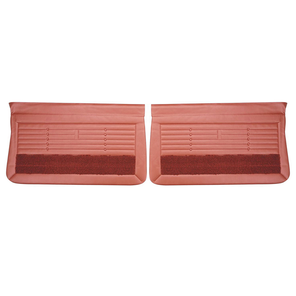 1965 Buick Skylark/GS/Regal/GN FRONT DOOR PANELS (PUI UNASSEMBLED) METALLIC RED - PR | IN5495S