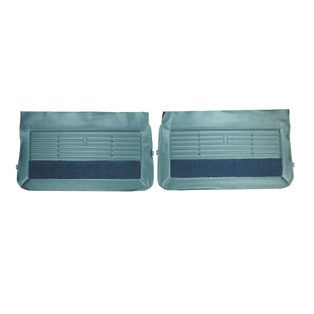 1965 Buick Skylark/GS/Regal/GN FRONT DOOR PANELS (PUI UNASSEMBLED) DARK BLUE - PR | IN5499S