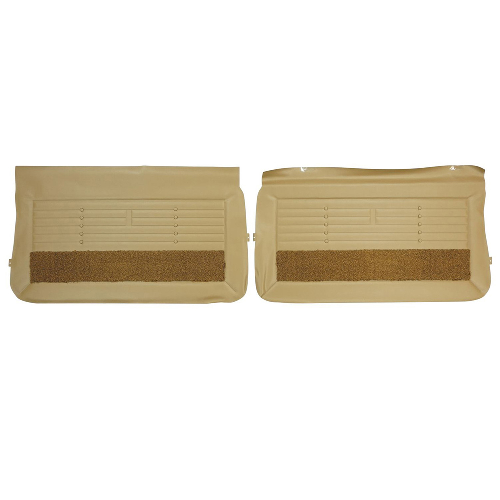 1965 Buick Skylark/GS/Regal/GN FRONT DOOR PANELS (PUI UNASSEMBLED) SADDLE - PR | IN5500S