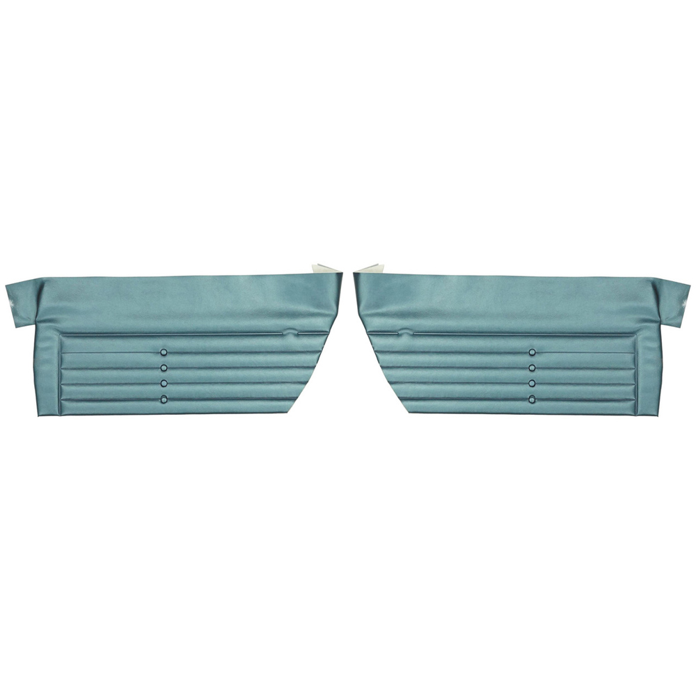 1965 Buick Skylark/GS/Regal/GN REAR QUARTER TRIM PANELS COUPE (PUI UNASSEMBLED) DARK BLUE - PR | IN5507S