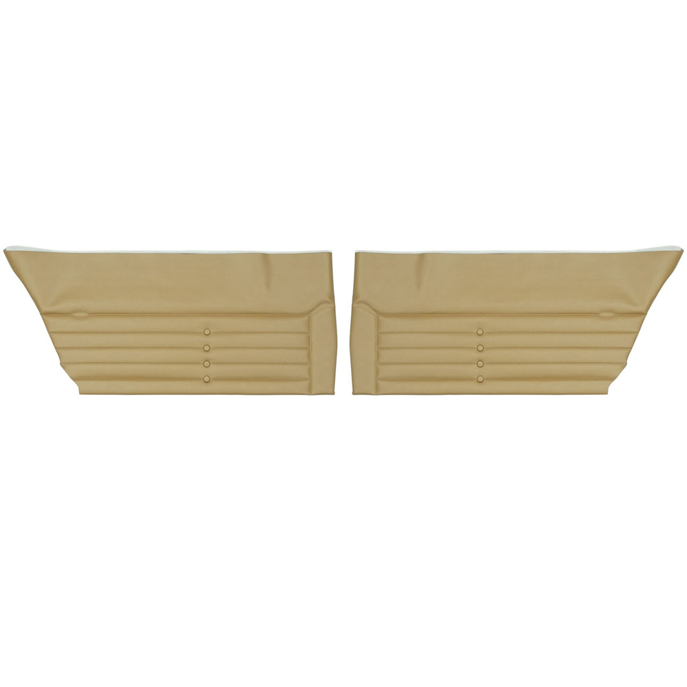 1965 Buick Skylark/GS/Regal/GN REAR QUARTER TRIM PANELS COUPE (PUI UNASSEMBLED) SADDLE - PR | IN5508S